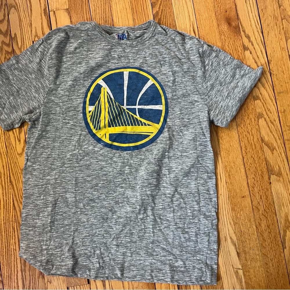 NBA Heather Gray Tee Golden State Warriors Men’s Large